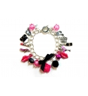 Girls Just Wanna Have Fun Themed Charm Bracelet